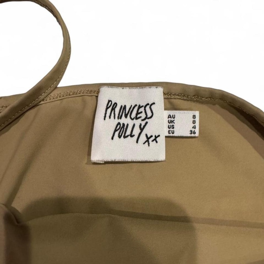 Khaki one shoulder Princess Polly Bodysuit